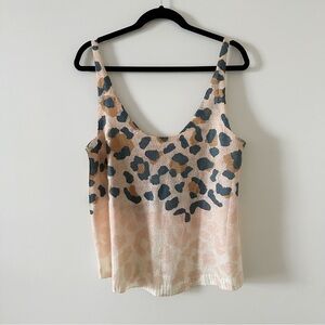 Storia Cheetah Print Tank Top Large